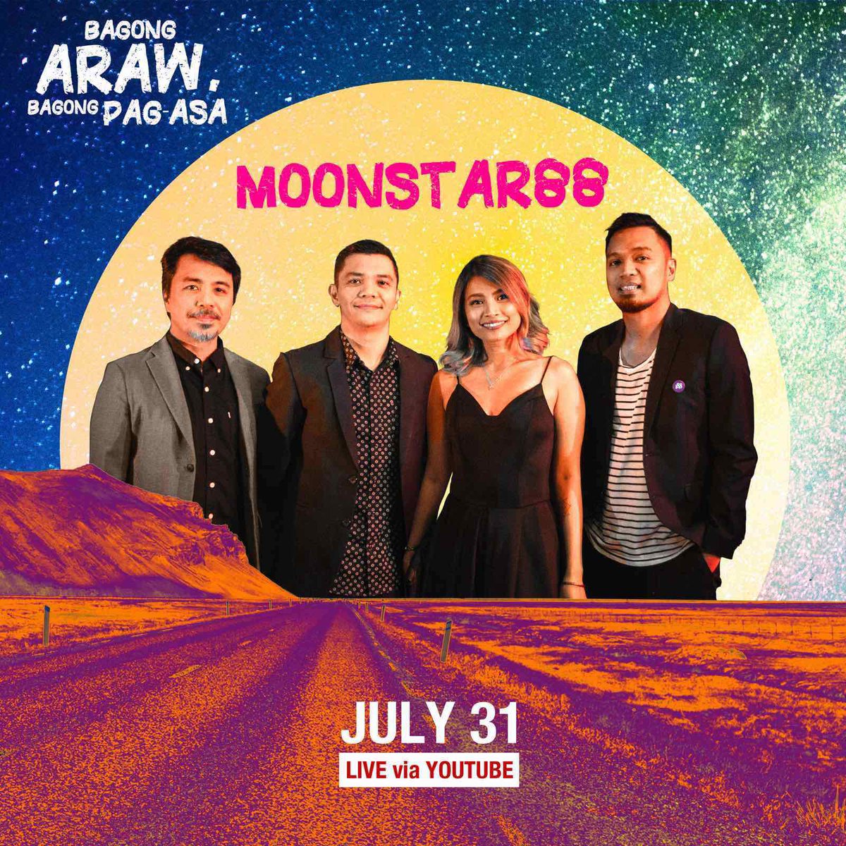 SoupstarEnt's tweet photo. Catch @moonstar88band and @6cyclemind tomorrow at 8PM on Bagong Araw Bagong Pag Asa
A benefit concert in celebration of the 32nd anniversary of the Advertising Foundation of the Philippines

#Moonstar88 #6cyclemind  
#BagangArawBagongPagasa
#AdFoundation
#BABPforAdFoundation https://t.co/6sBNh1DZ1u