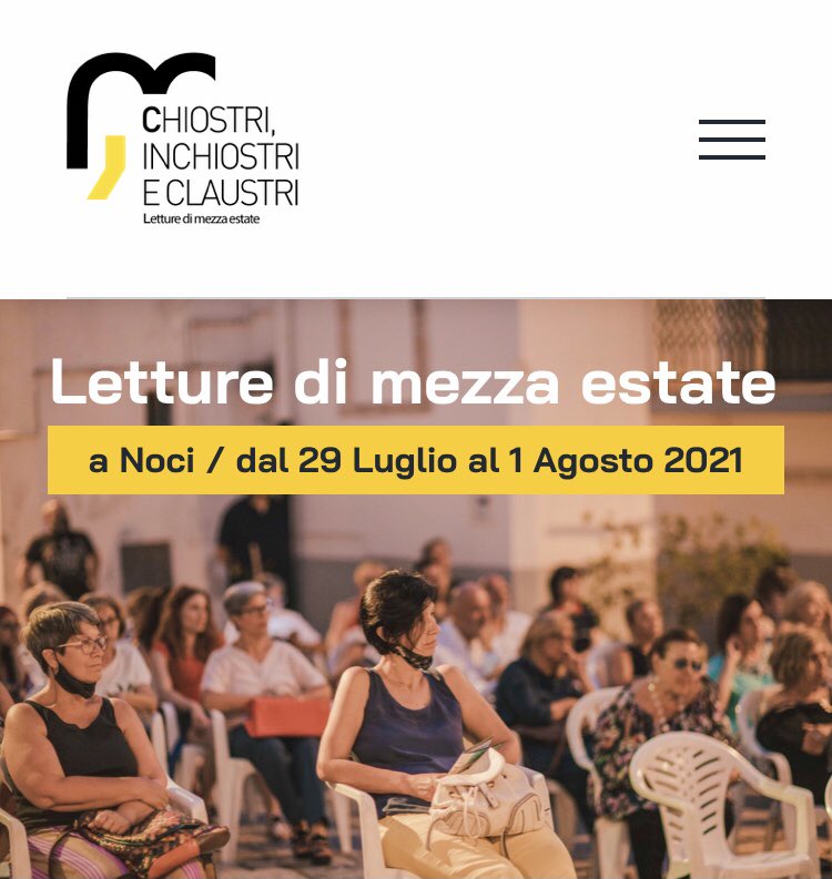 profgviesti's tweet image. Venerdì 30/7 nella bella (e spero fresca!) Noci, alle 19.15 discutiamo di “Centri e periferie” @editorilaterza