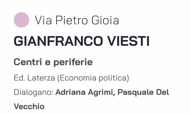 profgviesti's tweet image. Venerdì 30/7 nella bella (e spero fresca!) Noci, alle 19.15 discutiamo di “Centri e periferie” @editorilaterza
