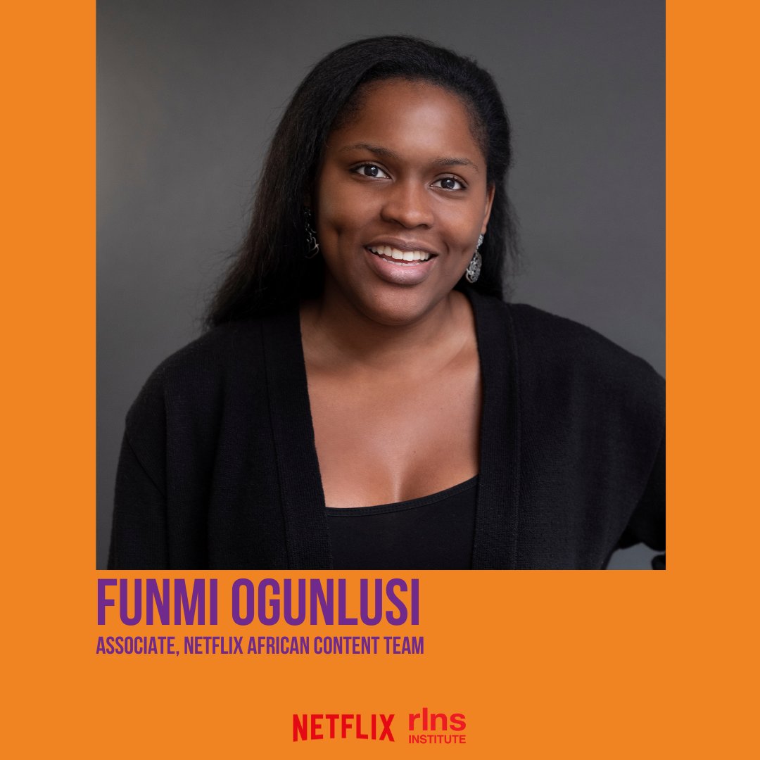 rlnsinstitute's tweet photo. We have an incredible amount of distinguished guest speakers for our #Episodic & DET programmes, who share their experiences providing practical real-world scenarios that will prepare our participants.
Meet: Funmi Ogunlusi, #Netflix African Content Team
#AfricanNewWave #RLNS https://t.co/Lm0I1f1alO
