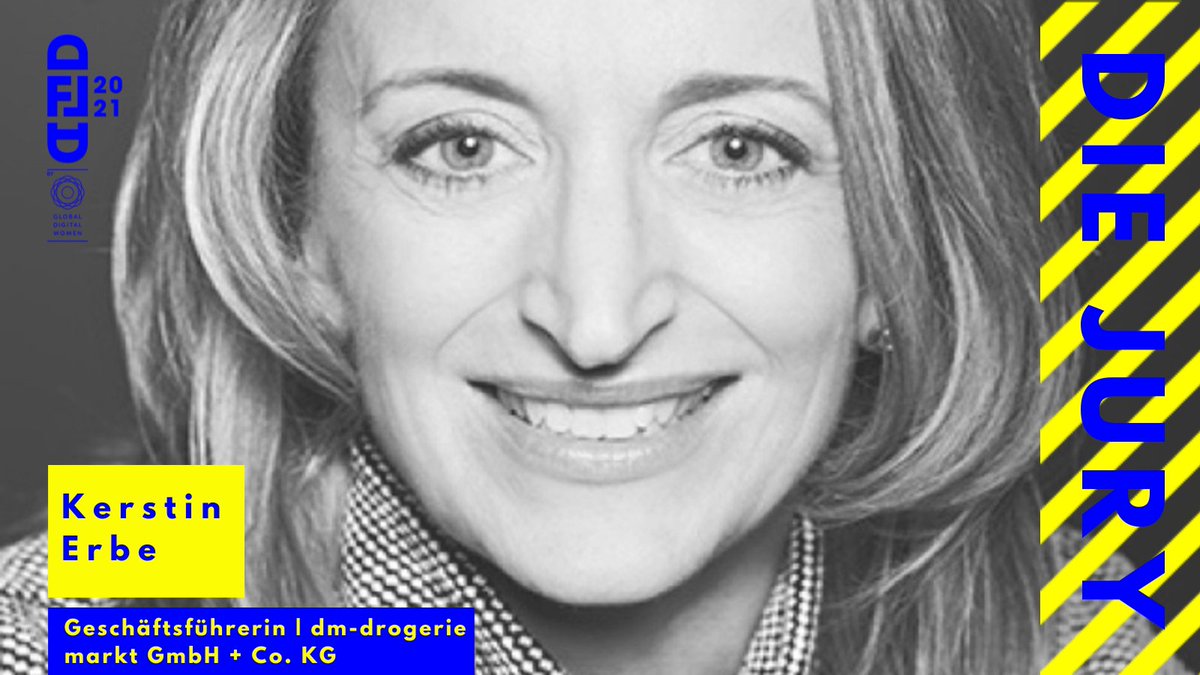 Kerstin Erbe ist seit August 2016 Geschäftsführerin für das Ressort Produktmanagement und für mehr als 260 dm-Märkte in Hessen und Teilen von Niedersachsen und NRW verantwortlich. Wir freuen uns sehr, Kerstin als Jurymitglied für den #DFLA21 begrüßen zu dürfen. #YesSheCan
