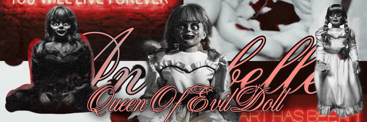 #HouseOfHorrors here! Header made for <a href="/QueenOfEvilDoll/">Annabelle</a>! Enjoy