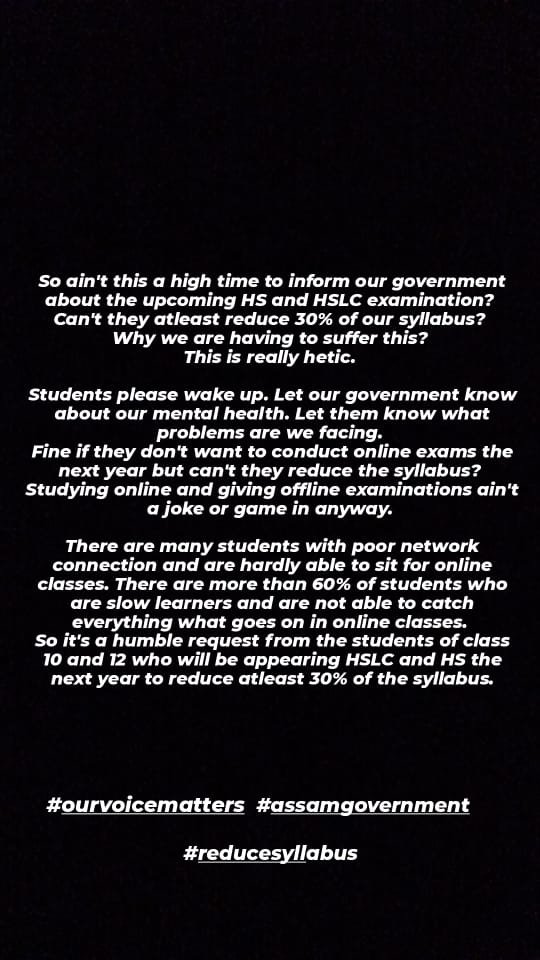 beingsoojin's tweet image. #ourvoicematters #assamgovernment #reducesyllabus #2022hslcandhsbatch