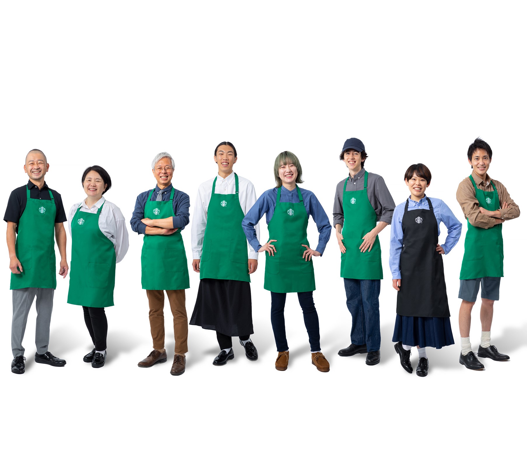 スタバ 従業員の髪色自由でデニムや帽子の着用okに 初のドレスコード 服装規定 改訂に 働きたい の声 Twitter