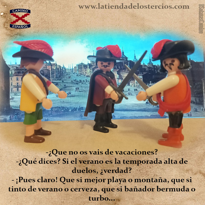 Hoy, en 'Humor Escala a un Tercio' descubrimos que nuestros duelistas no tienen tiempo para descansar. #HumorEscalaUnTercio #Playmobil #Playmobilmania #PlaymobilCustom