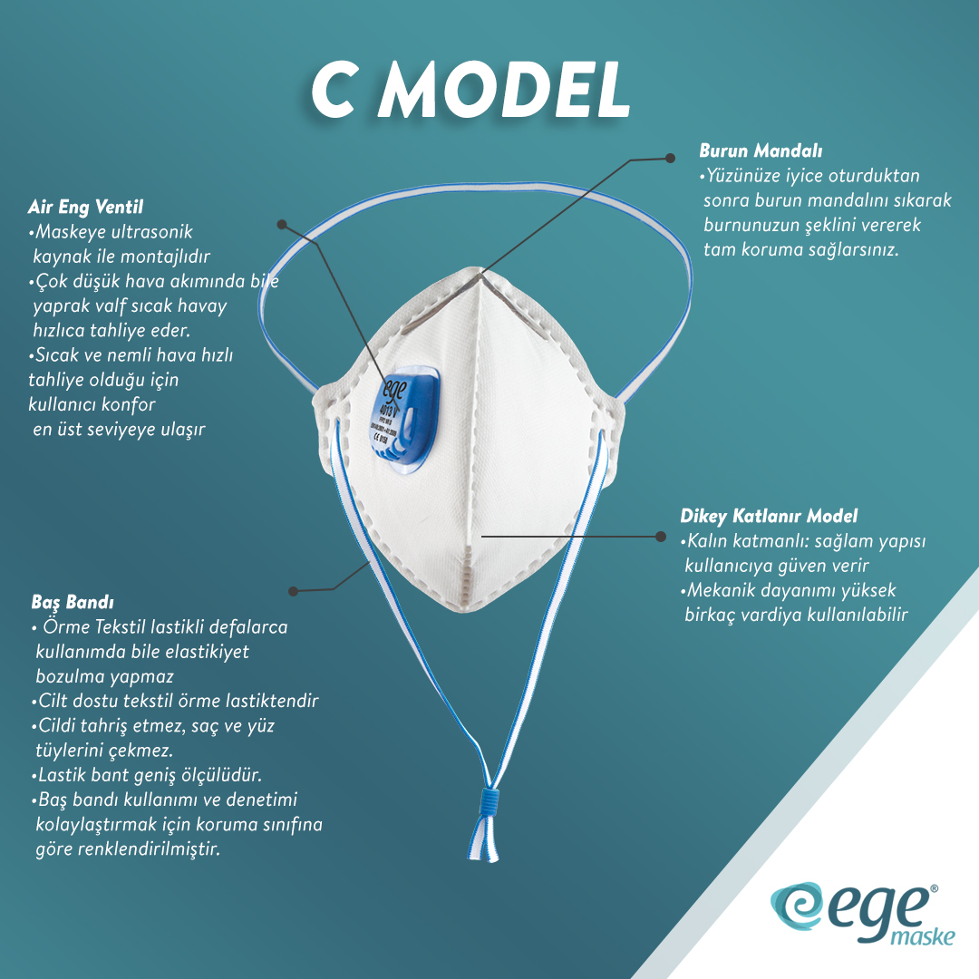 egemaske's tweet image. C model solunum koruyucularımızın öne çıkan özellikleri…
.
.
#cmodel #egemaske #işçi #çalışan #solunum #güvenlik #işçisağlığı #işgüvenliği #profesyonel #yerliüretici #türkiye #turkey #yerliüretim #konik #solunumkoruyucu