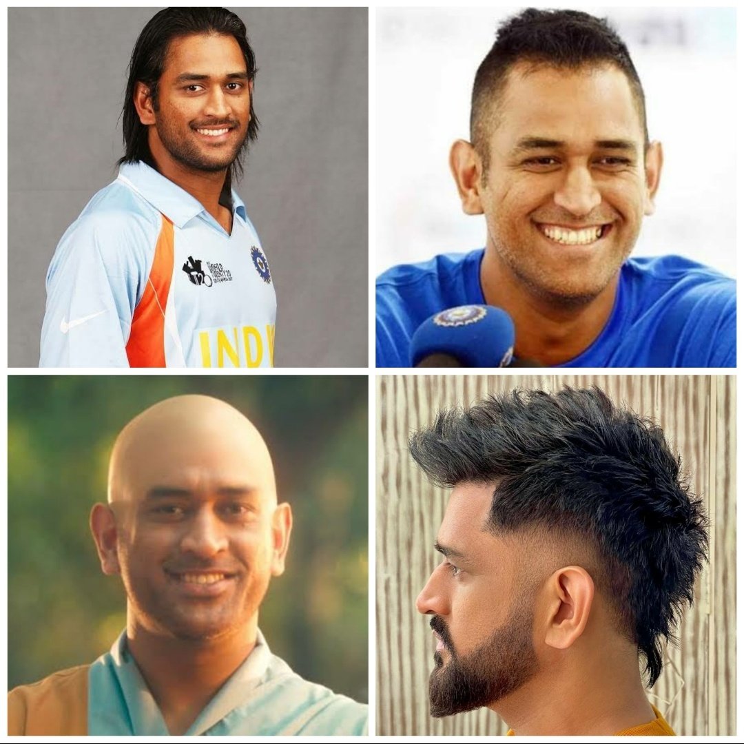 Viral Alert: 'Captain Cool' MS Dhoni sports a funky new hairstyle, fans  love it | IWMBuzz