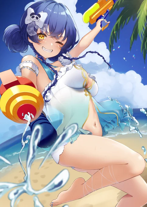 『万が一にも負けることはないけど、えとが負けたらなんでもいうこと聞いてあげる』

#えと絵巻 #恋丸えと 