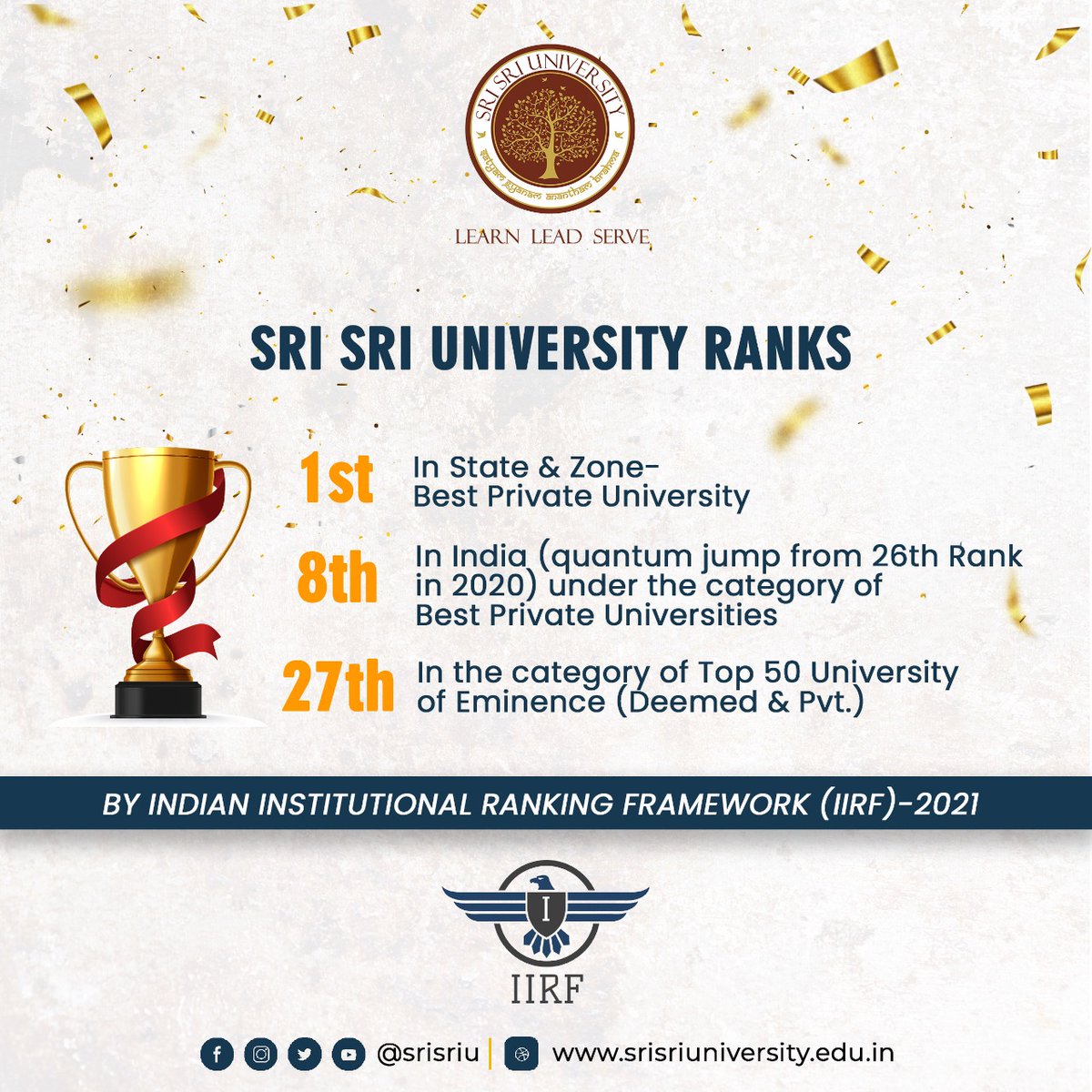 Sri Sri University tweet media