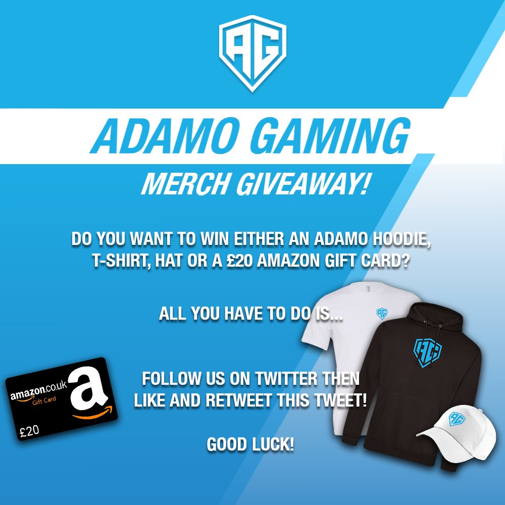 actuallyadamo's tweet image. Who wants to win Adamo Gaming's first ever merch giveaway? 👀
.
To enter, all you have to do is:
✨FOLLOW ✨@adamogg_ on Twitter

✨LIKE &amp;amp; RETWEET ✨ this tweet 
.
This will run for 2 weeks and the winner will be contacted on 13/08 by THIS ACCOUNT ONLY. 
.
Good luck! 🥳