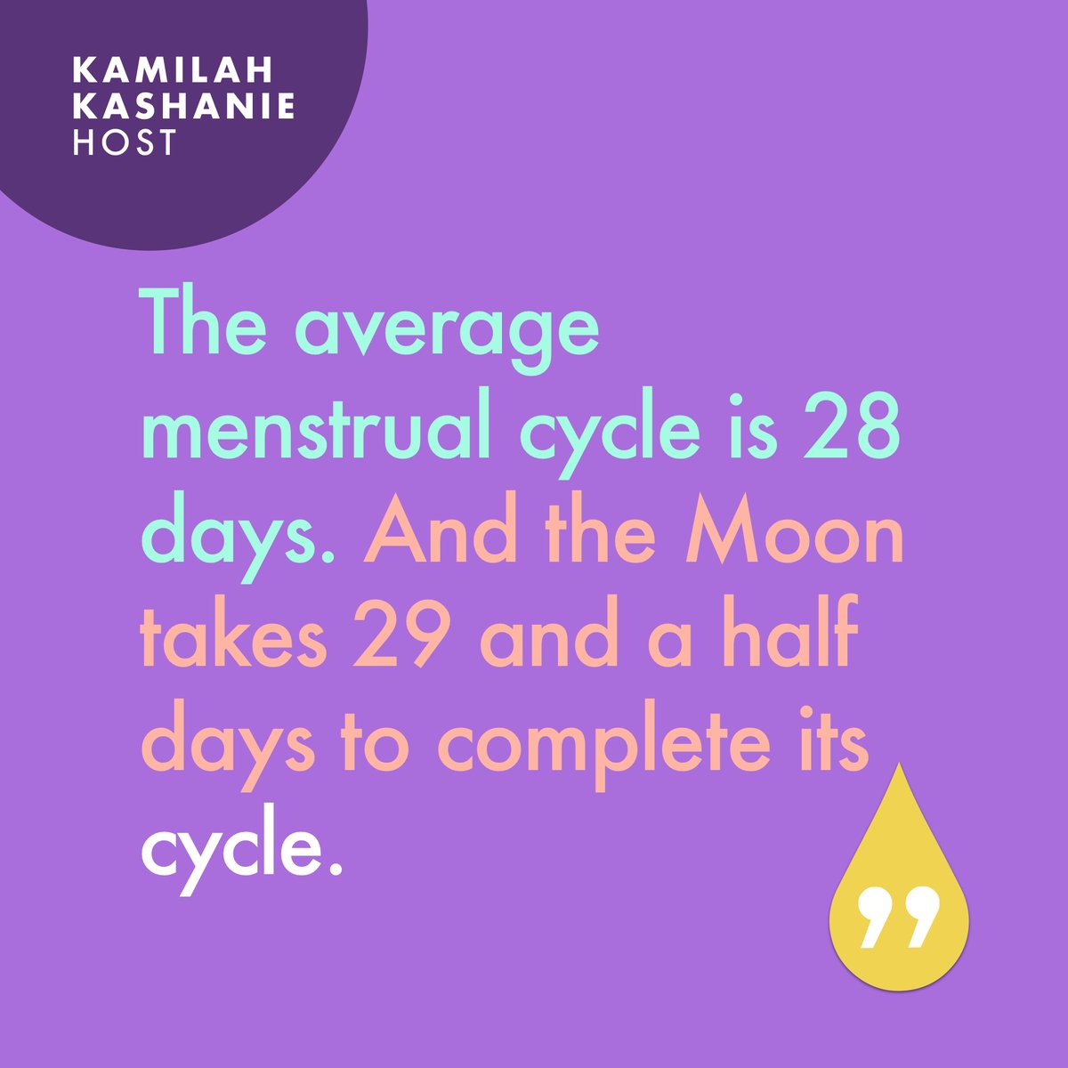 Throughout human history, the Moon has played a big historical and cultural role in our ideas about the menstrual cycle. 🌕🩸

Learn more: 

podcasts.apple.com/us/podcast/men…