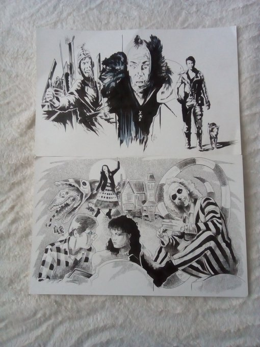 portless's tweet photo. bit of og art for sale DMs are open RTs appreciated ty 
#art #ogart #artforsale #illustration #horror #movies #commissionsopen https://t.co/q9z2KWCXi0
