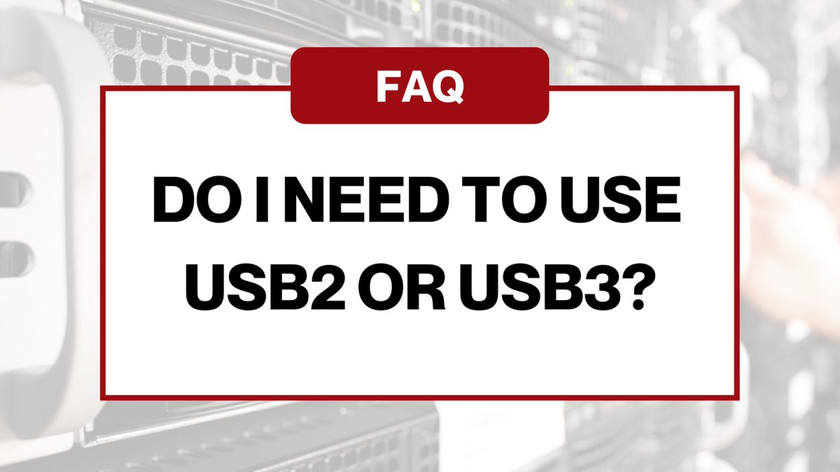 Frequently asked Friday! Do I need to use USB2 or USB3?

It depends on what devices you are using. USB2 is mandatory, but USB3 is often required for cameras of video capture devices.

To learn more follow this link: bit.ly/3xmj53U

#AVSolutions #FAQ