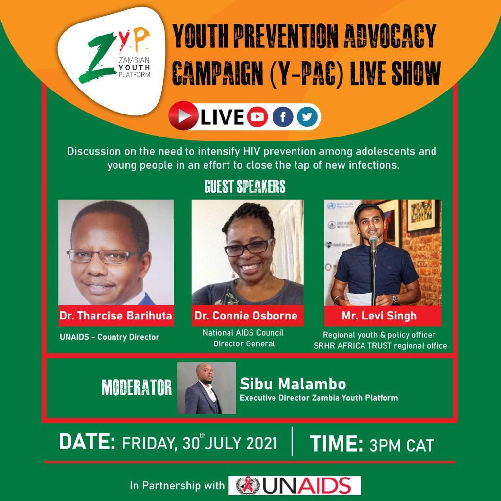 Today It is a great pleasure for me to join the conversation with Young People in Zambia and in ESA in HIV prevention in line with the new  Global AIDS strategy 2021-2026 End inequalities.  End AIDS <a href="/Winnie_Byanyima/">Winnie Byanyima</a> <a href="/UnaidsZ/">UNAIDS Zambia</a> <a href="/ShannonHader/">Shannon Hader</a> <a href="/UNZambia/">UN Zambia</a>