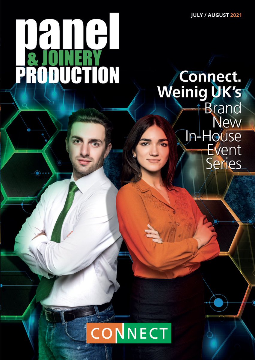 Our new in-house event series, Connect, is on the cover of this month's Panel &amp; Joinery Production. Flick to p18/19 (or follow the link) to find out more about our event calendar and how to register! 

>>> p-j-production.com/2021/07/29/las… <<<

#Weinig #WeinigUK #WeinigConnect