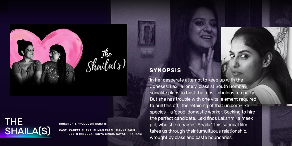 VootSelect's tweet photo. A satirical take on the relationship between a south bombay socialite and her domestic worker takes a comedic turn! #TheShailas is streaming now on #VootSelect at the #VootSelectFilmFest

@kaneezsurka @MsDiCaprio @GeetuUnplugged @Nehart7 @satyarainagpaul https://t.co/3DRyRbBFWl