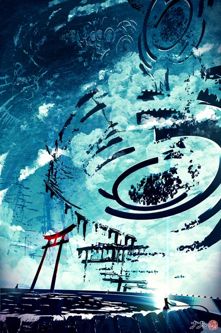 「猫と廃墟」「積乱雲と猫」「鳥居と金魚」「鳥居と遺跡」そんな、対比してそうで全くしてない二つを描いた、ちょっと不思議なイラストを描いてます。
 8月は週2枚程度のペースで出す予定です。興味ありましたら、是非とも見て下さい。
#8月になったのでフォロワーさんに自己紹介しようぜ 