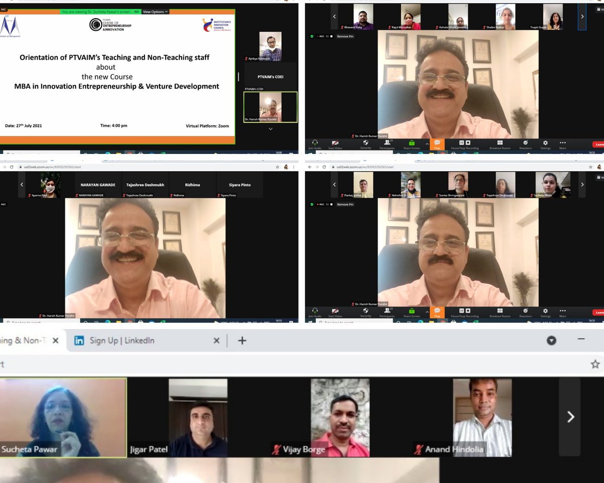 IICPTVAIM's tweet photo. Orientation of MBA-IEV for Teaching, Non-Teaching and Students of PTVA's Institute of Management https://t.co/jONHoyAe7e