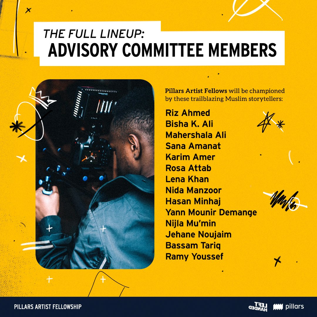 Applications for the #PillarsArtistFellowship are now open. Don’t miss this incredible new career development opportunity for Muslim writers &amp; directors from film &amp; TV that we’ve been working on with <a href="/pillars_fund/">Pillars Fund</a>. Learn more &amp; apply at pillarsfund.org/artist-fellows…