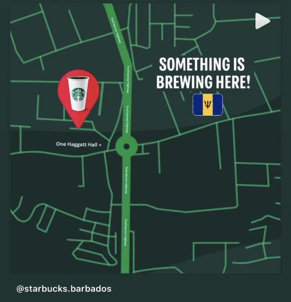 AdamStewart's tweet image. Breaking News - Starbucks #Barbados 🇧🇧 opens today. Our team is looking forward to seeing you.