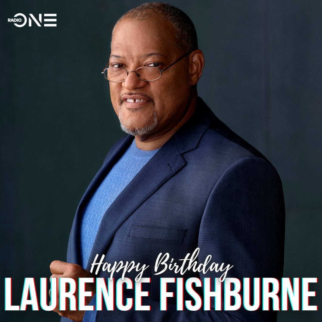 Laurence Fishburne celebrates 60 years of life today. Happy Birthday!! 