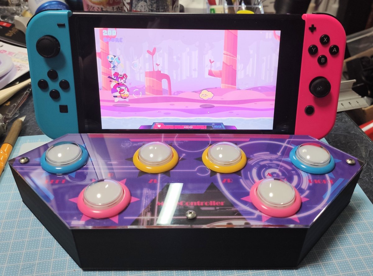 Muse Controller MuseDash アケコン Switch E7i6OFdVgAMfgQy.jpg