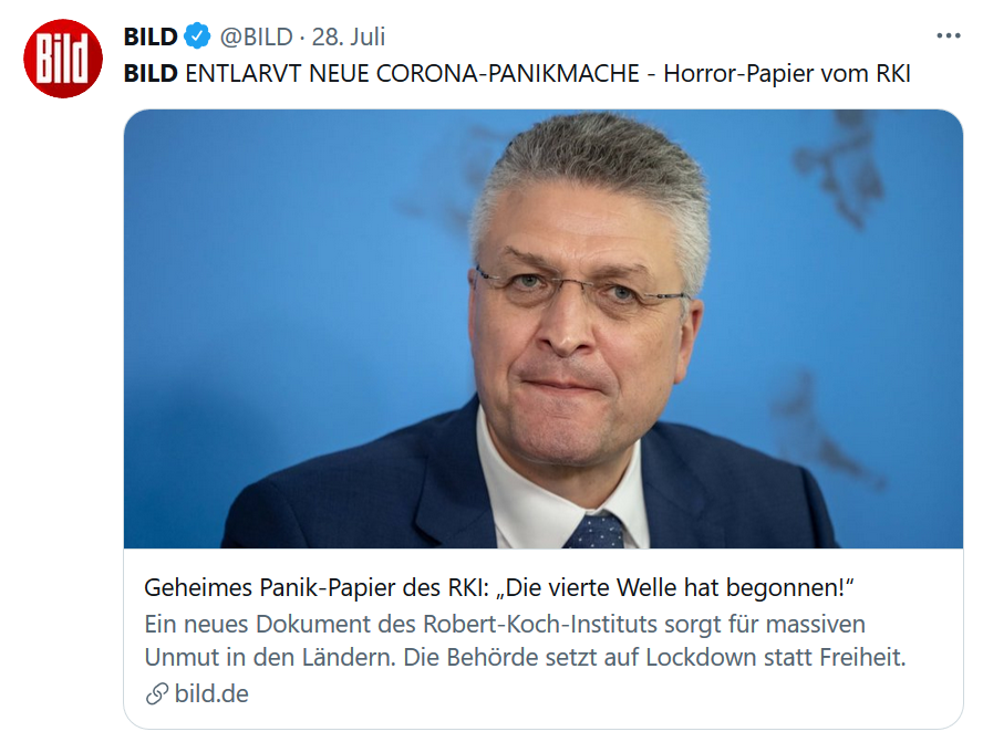 MKreutzfeldt's tweet photo. Ich habe mir jetzt auch mal die RKI-Präsentation angeschaut, die vorgestern von der @BILD-Zeitung als "geheimes Panik-Papier" präsentiert wurde, mit dem angeblich "Lockdown statt Freiheit" gefordert werde. [1/5] https://t.co/xqZU1PiHog