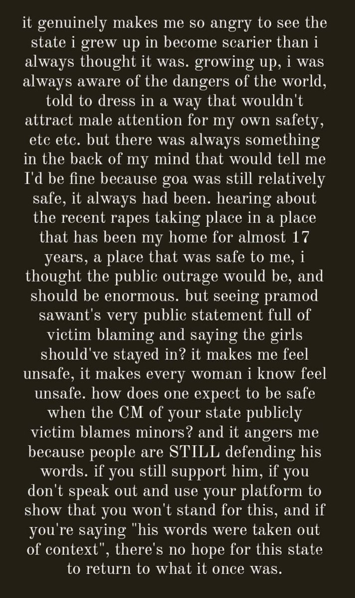 damselon_earth's tweet photo. Words can hurt people, we must choose our words carefully, @DrPramodPSawant you can't be insensitive...
here's something From a MINOR of Goa ..
@AashishKamat @NashvilleDsouza @DevsurabheeJi
#ResignGoaCM https://t.co/e74f9aZ0hM