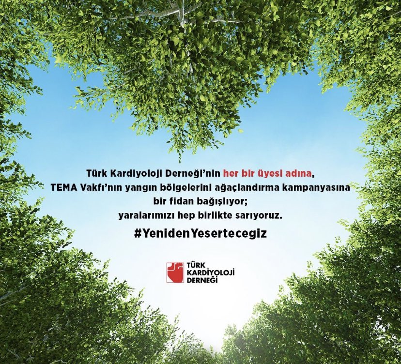 Teşekkürler Türk Kardiyoloji Derneği 👏👏👏                #türkkardiyolojiderneği #tkd #tkdsosyal #tkdgenç #YaralarıSarıyoruz #YenidenYeserteceğiz