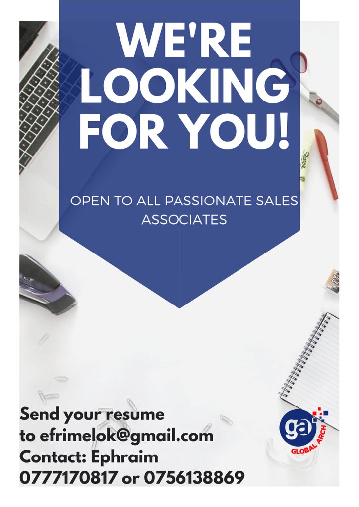 globalarch2015's tweet photo. Qualifications:
◦Must have 1 year minimum experience 
◦Excellent interpersonal and effective communication skills 
◦Ability to adapt to changing needs of the company as necessary 
◦Be a team player with a pro-active attitude 

#hiring #sales #jobseeker #Employment https://t.co/AwpIqT6e9X