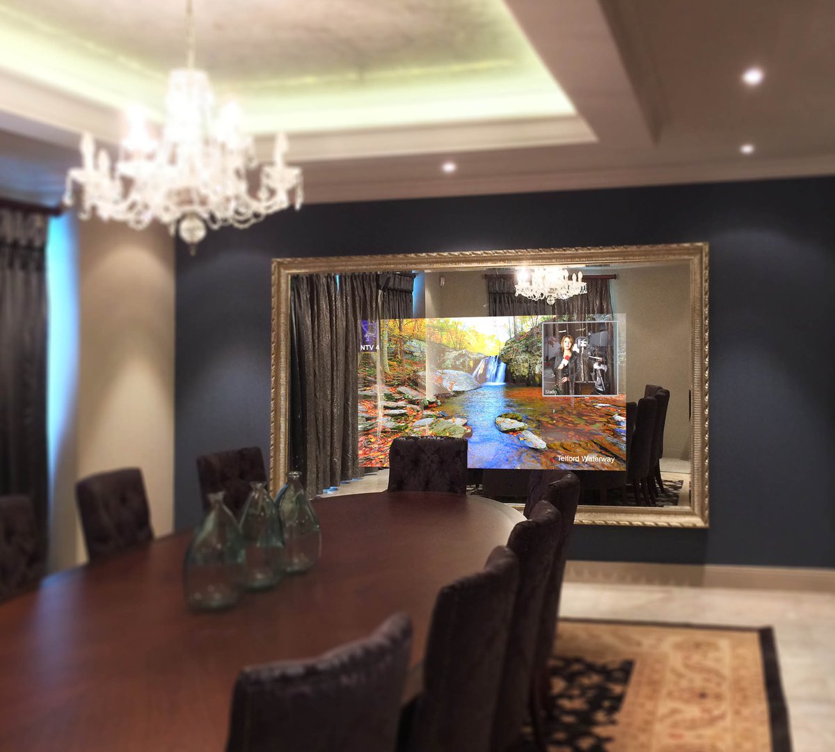 Videotree's tweet photo. YOUR VISION MADE A REALITY

There is no limit to our capabilities. Specialists in manufacturing bespoke mirror TV’s, Videotree guarantees the best quality in both mirror and tv picture.

#videotree #home #goals #interiordesign #dine #Avpartners #audiovisual https://t.co/0WtYrGpJz6
