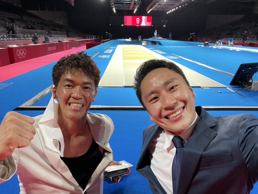 フェンシング金 太田雄貴 武井壮の 新旧会長ショット に感動 またまたいい写真 The Answer