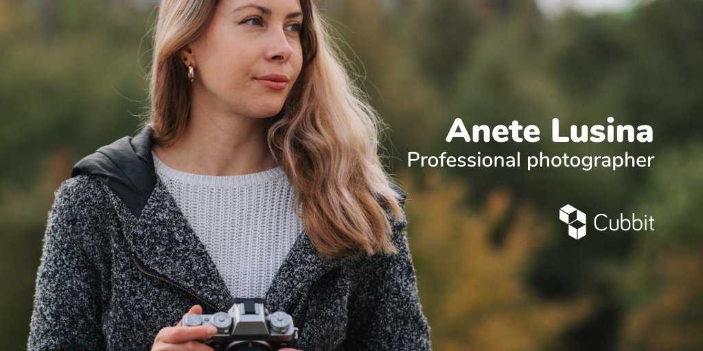 _cubbit's tweet image. bit.ly/cubbit-anete 
Are you afraid of losing all your photos or spending too much on additional cloud space? 

Read about professional photographer @AneteLusina's experience and how she overcame her worries. 💡