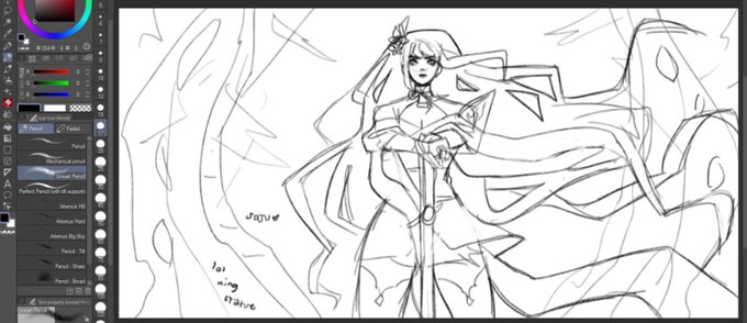 sketched baal to take m mind off of acads 
