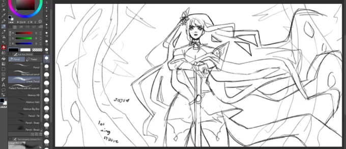 sketched baal to take m mind off of acads 