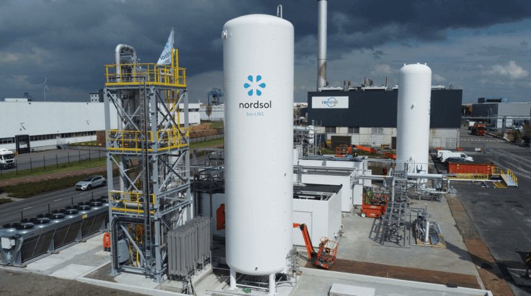 De bouw van een #bioLNG productielocatie van 3.5 kT is een mooie en welkome verrijking van de Metropoolregio - <a href="/Nordsol1/">Nordsol</a> bit.ly/3zPCACO #firstbio2shipping