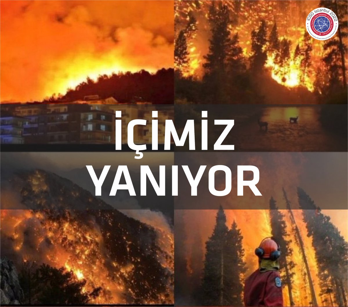 Yurdumuzun dört bir tarafından gelen yangın haberlerini üzüntü ile takip ediyoruz.
Yangınların can ve mal kaybına neden olmamasını ve bir an evvel kontrol altına alınmasını temenni ediyoruz.
Geçmiş olsun.
#yangınvar #PrayForTurkey