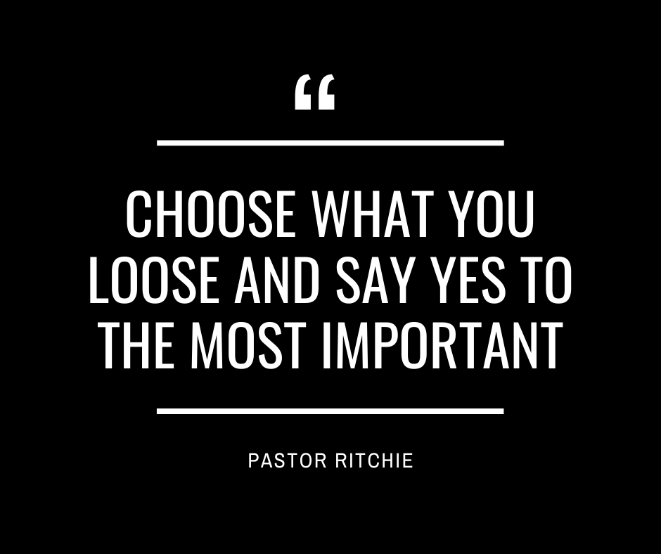 ritchiemillerGA's tweet photo. Everything that we add to our schedule comes with a price. It will rob something else. So choose what you loose and say yes to the most important. https://t.co/8jwq9f7Rpb