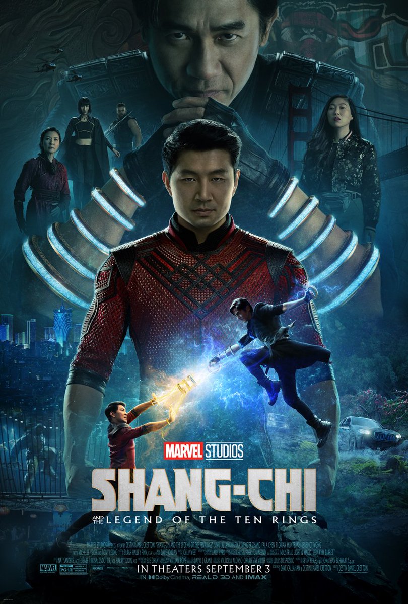 Marvel's newest Super Hero has arrived 🙌 Check out the official poster for #ShangChi and the Legend of the Ten Rings. Experience it only in theaters September 3.