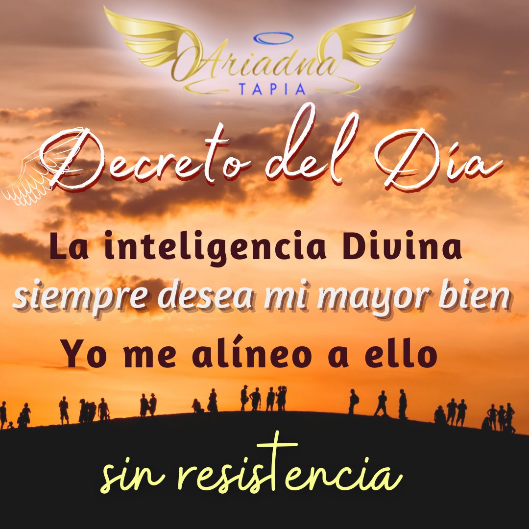 AriadnaTapiaOk's tweet photo. 🌞Decreto del Día | Ariadna Tapia

#AriadnaTapia #somosguerreros #somosmagos #somosmaestros #angel #ángeles #arcangel #arcangeles #decretodeldia #decretosdiarios #noteresistas #fluyeconlavida https://t.co/yrurlznI4O