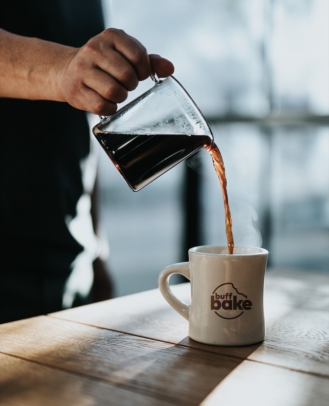 BuffBake's tweet image. Wake up and smell the coffee! Here's to your Friday being awesome and your coffee being strong af 🤩