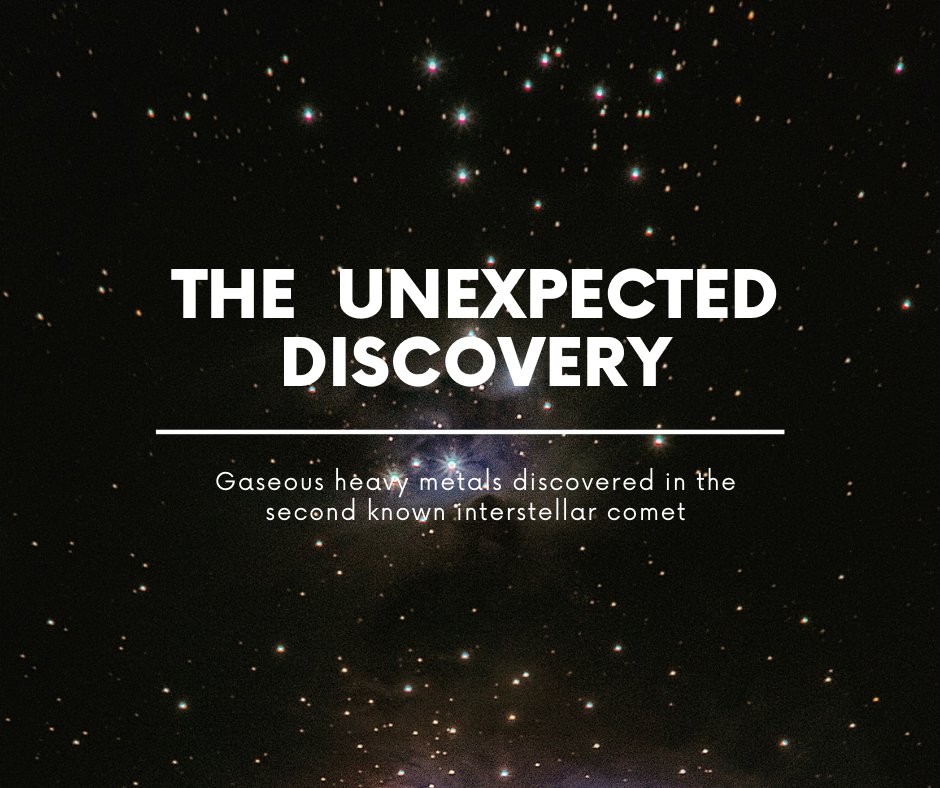 researchinpl's tweet photo. Gaseous heavy metals discovered in the second known interstellar comet by Piotr Guzik and Michal Drahus, scientists based at the Astronomical Observatory of the @JagiellonskiUni.
Read more about the unexpected discovery at 👇
https://t.co/3375QR3gZ0
#researchinpoland #rinp https://t.co/lC2UZMvnui