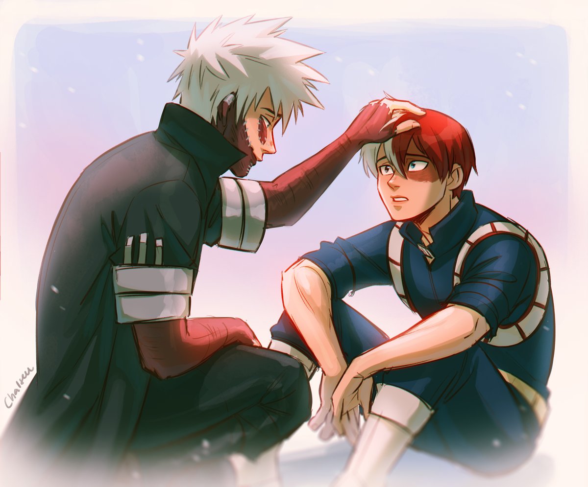Chalseu_D's tweet photo. All my soft Dabi art 🥺🥺🌸. I still need to draw him being hugged by Natsuo and Fuyumi only then I can die peacefully. https://t.co/tfkX2LOPm3