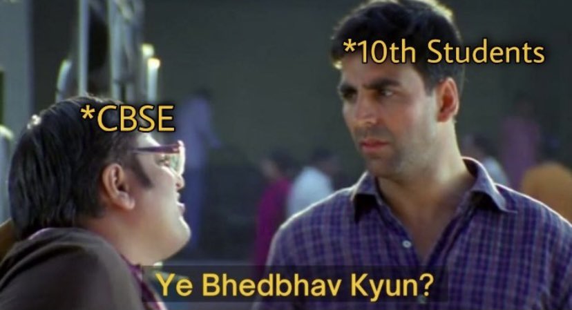 #10thexams were cancelled before the #12thexams but 
@cbseindia29 
 announces #12thResults first : 

*Le 10th students