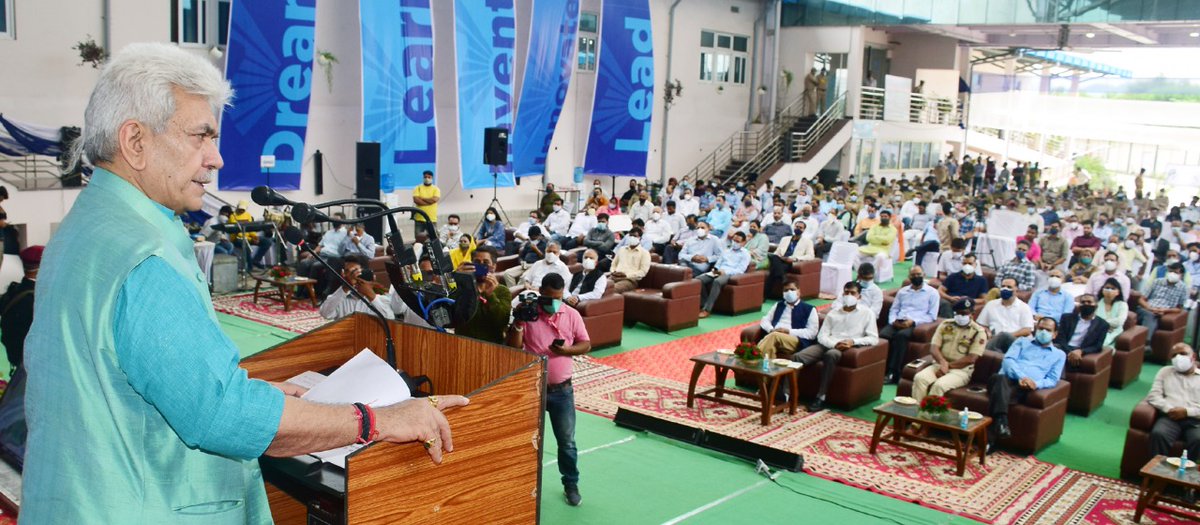 OfficeOfLGJandK's tweet photo. Launched “Green J&amp;K Drive-2021” from IIT Jammu today. During this year, a target of 1.30 crore saplings is proposed to be planted across the Union Territory of Jammu &amp; Kashmir.

#GreenJK2021 https://t.co/ON3ZaAdUzh