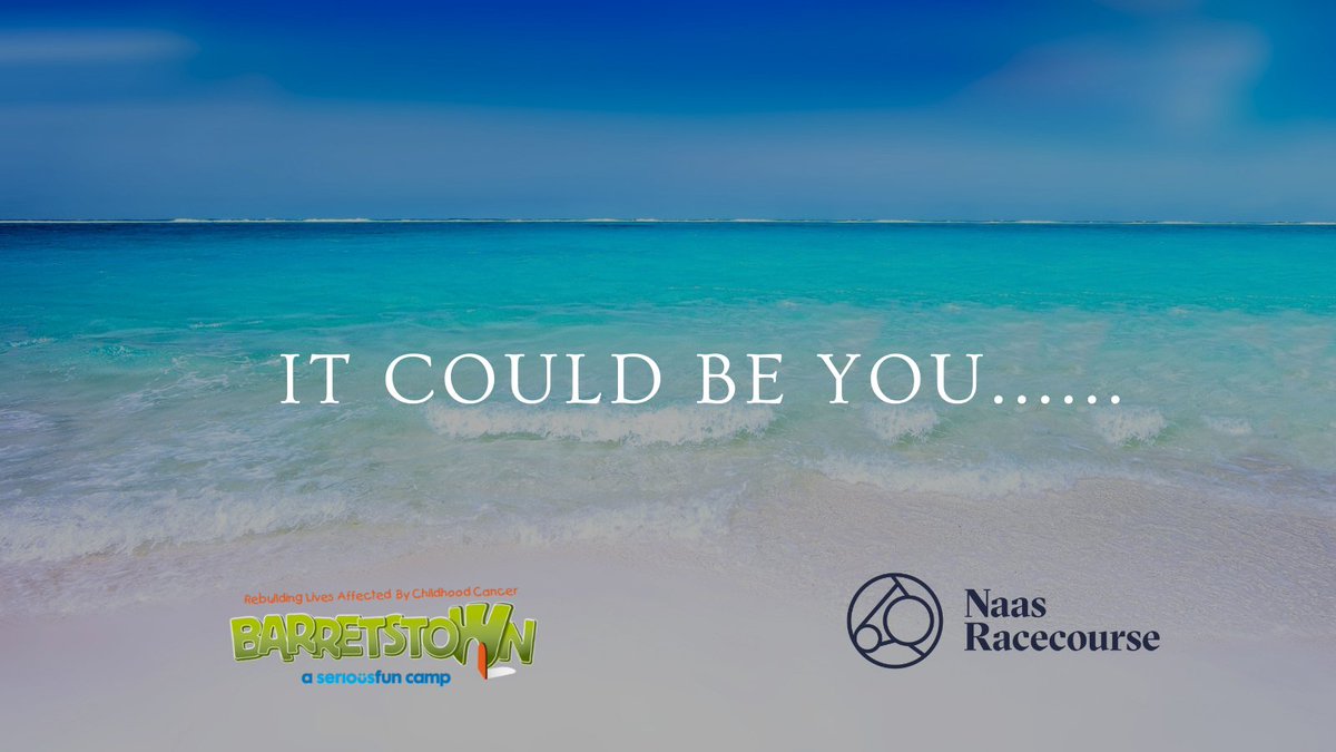 IT COULD BE YOU... 🏖️
If you donated to our #NaasRaceforBarretstown fundraiser then you could be in with a chance to WIN A €5k @HannonTravel voucher! A draw will be made this afternoon & 24 finalists will be assigned to 24 🏇 in the @IrishEBF_ @BallyhaneStud Stks.Stay tuned👀...