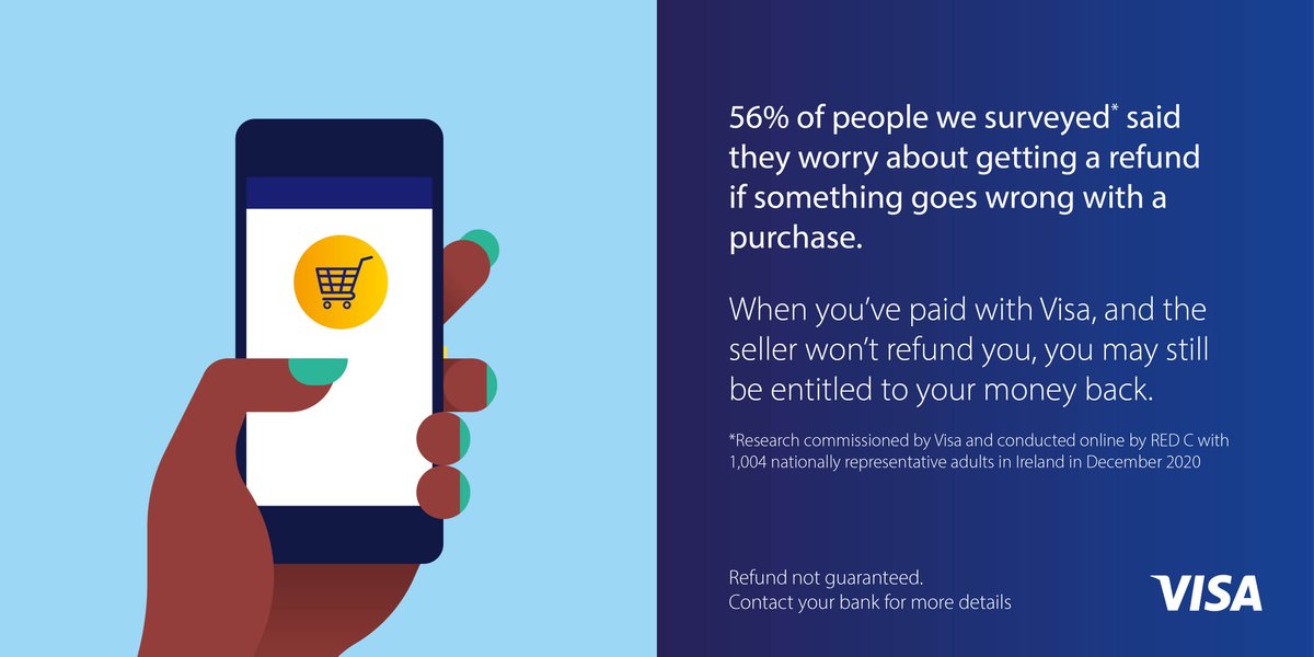 Do you worry about getting your money back if a purchase goes wrong? For tips on how to dispute a purchase visit: vi.sa/3xd0hTO #HowYouPayMatters