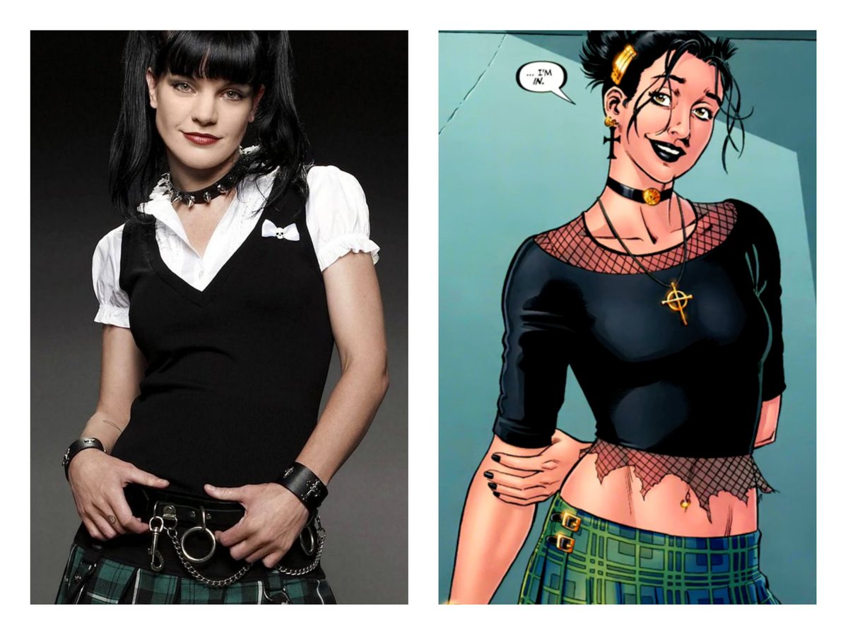 MagicalLeech's tweet image. ━ Character Portrait ━

This portrayal is set in the DC comic verse, therefore I will mainly use official artwork from the comics as visual representation of the character.

FC (DCEU/Live-Action): Pauley Perrette as Abby Sciuto (NCIS)