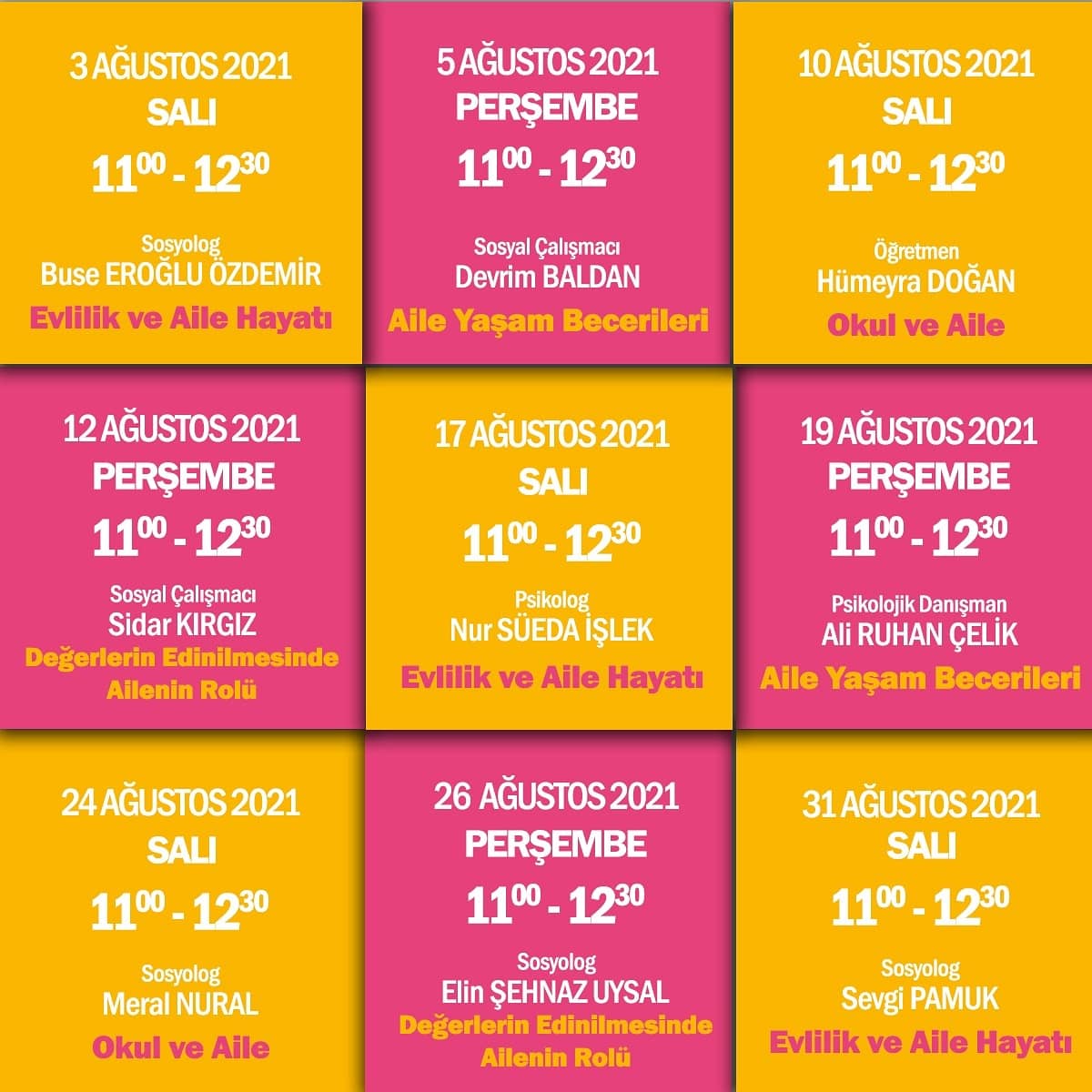 Aile ve Sosyal Hizmetler İl Müdürlüğü   ile düzenlediğimiz Aile Eğitim programlarımıza  (AEP) kayıt olmak için iletişim numaramız ☎️02623243831☎️

<a href="/kocaelibld/">Kocaeli Büyükşehir</a> 
@kocaeliashim
#SağlıkveSosyalHizmetler
#KadınveAileHizmetleri
#Aileeğitimprogramları