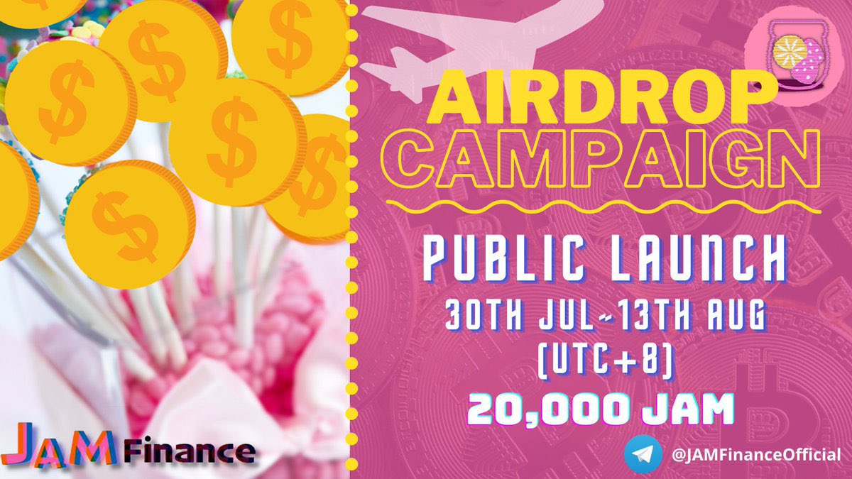 JAM Finance BSC on Twitter "🎉For Celebrating JAMFinance Public